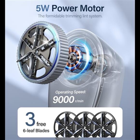 Fabric Shaver, Lint Shaver, Lint Remover Defuzzer Sweater Shaver for Clothes - Picture 3 of 7